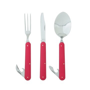 Ferrino Clip Besteck-Löffel-Set aus Stahl