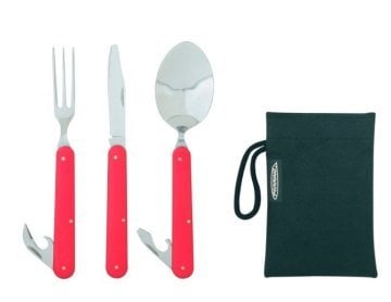 Ferrino Clip Besteck-Löffel-Set aus Stahl