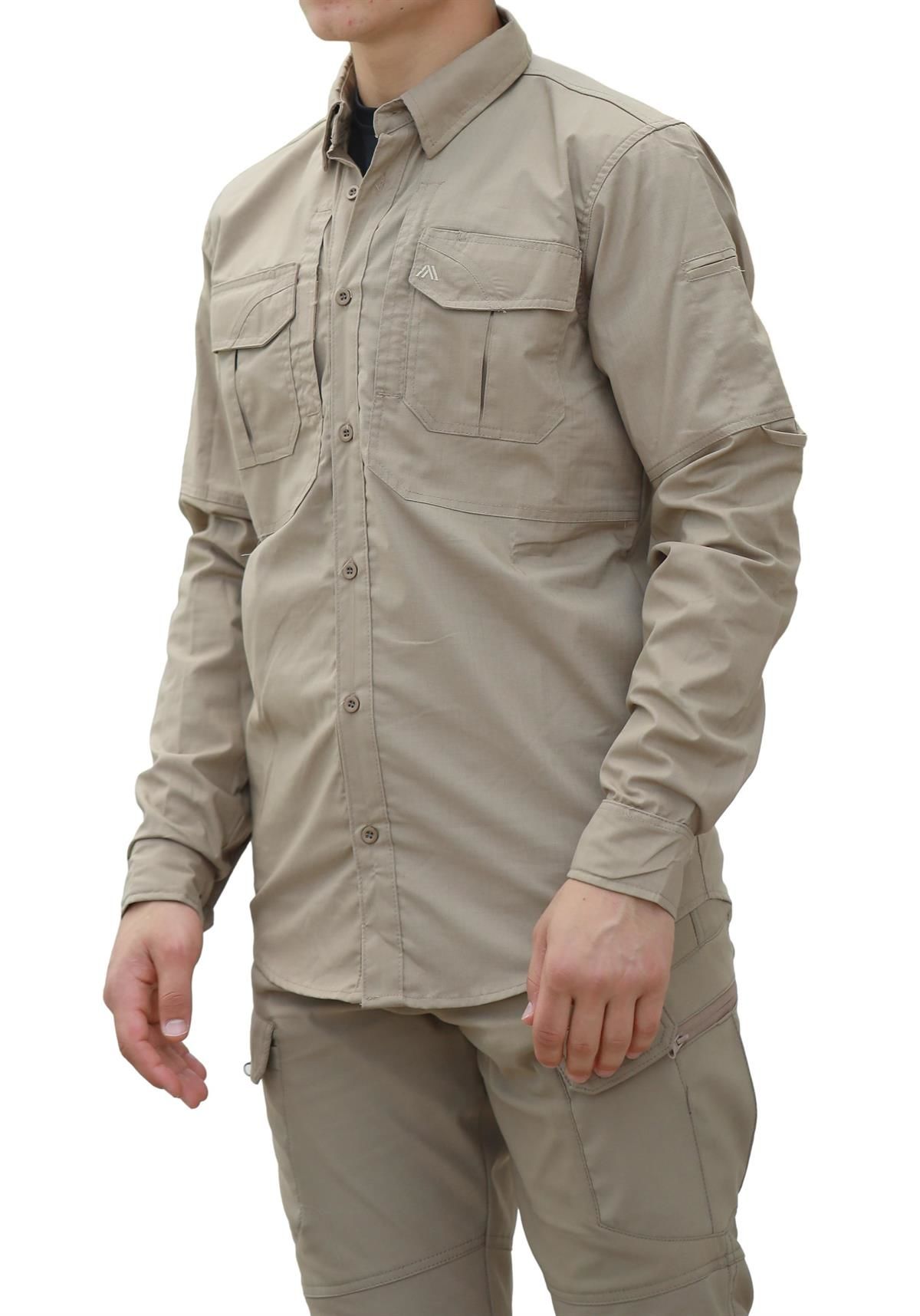 AKN 311 Taktik/Outdoor Bej Gömlek