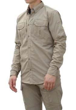 AKN 311 Taktik/Outdoor Bej Gömlek