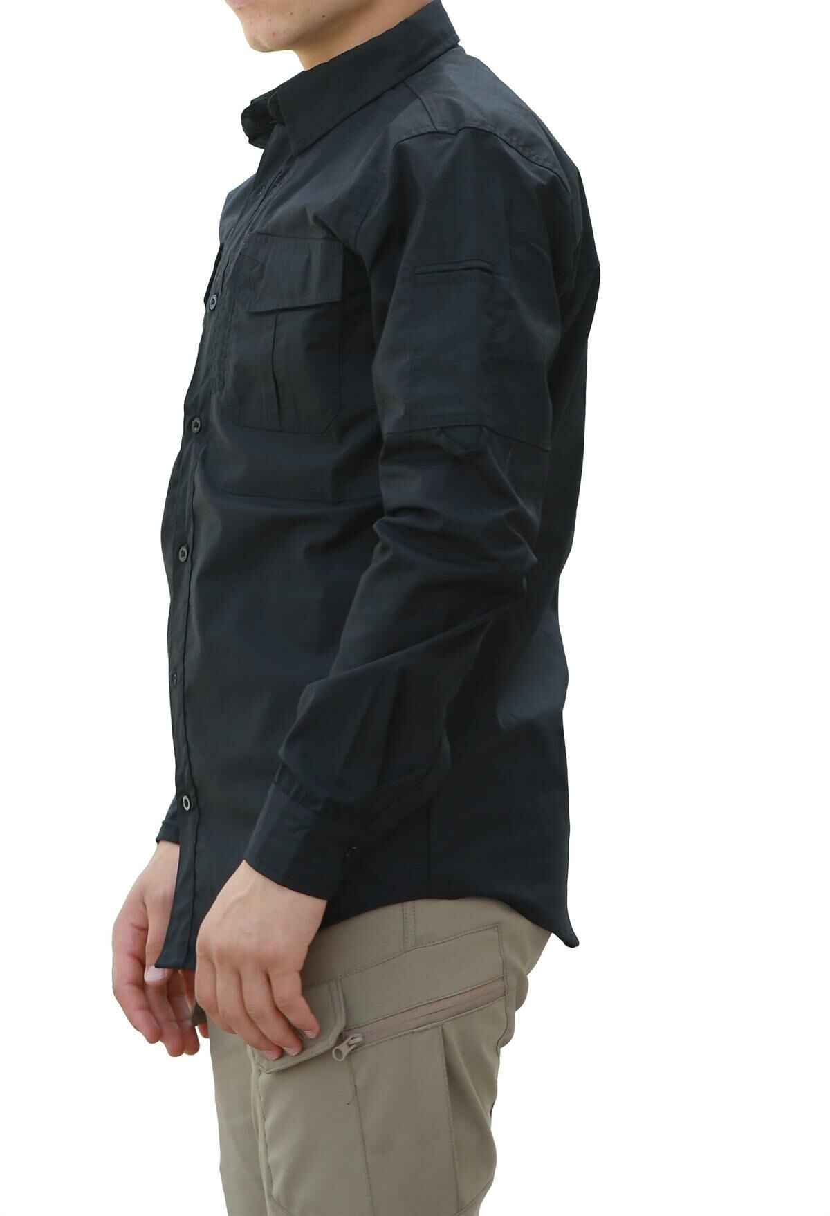 AKN 311 Taktik/Outdoor Siyah Gömlek