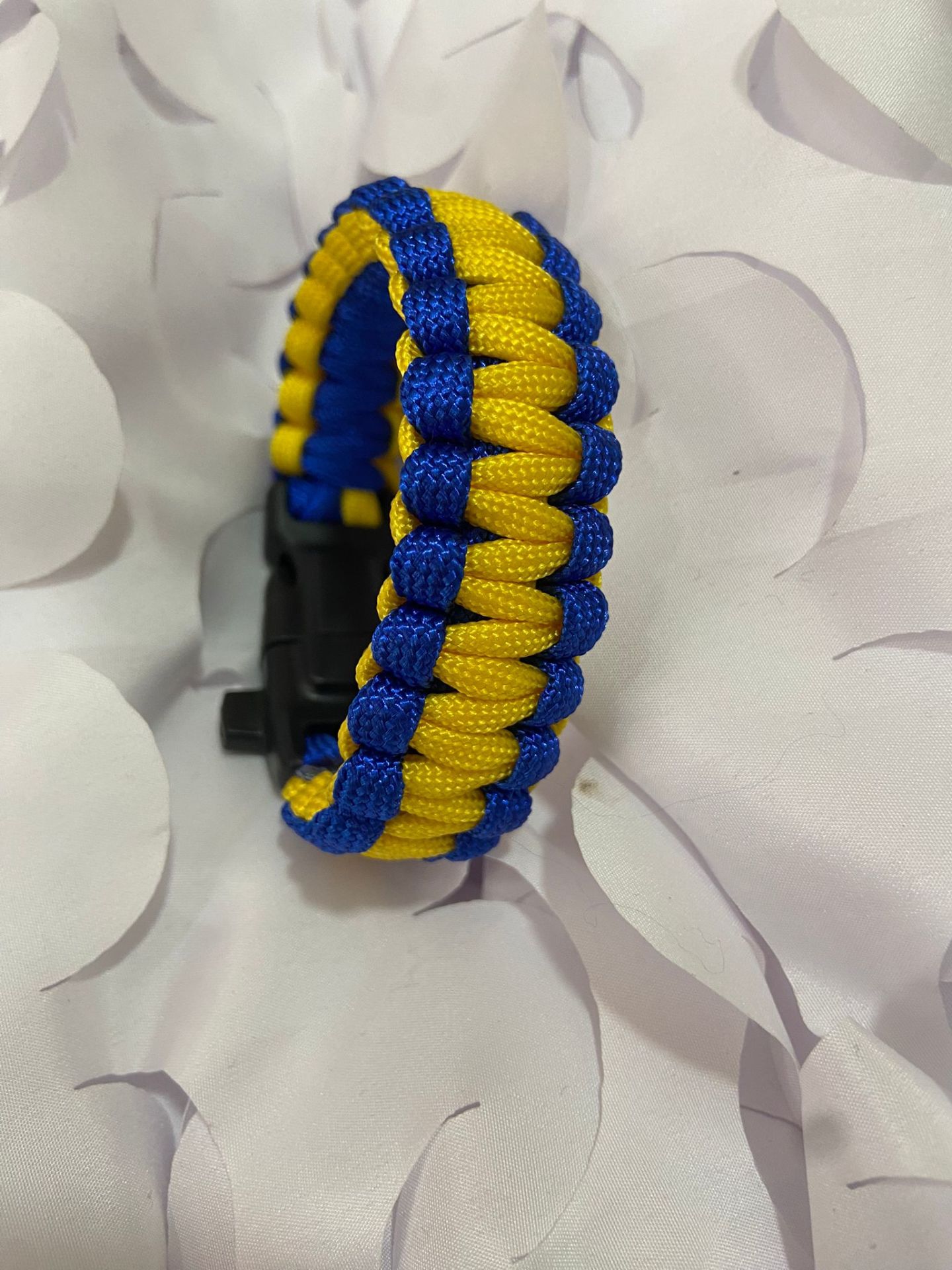 PARACORD BİLEKLİK MAVİ-SARI
