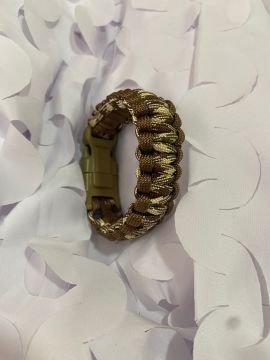 PARACORD BİLEKLİK KAHVBEJ