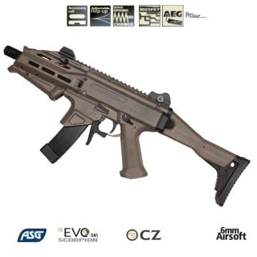 ASG CZ Scorpion EVO 3 ATEK AEG AIRSOFT TÜFEK -TAN / Dual Tone