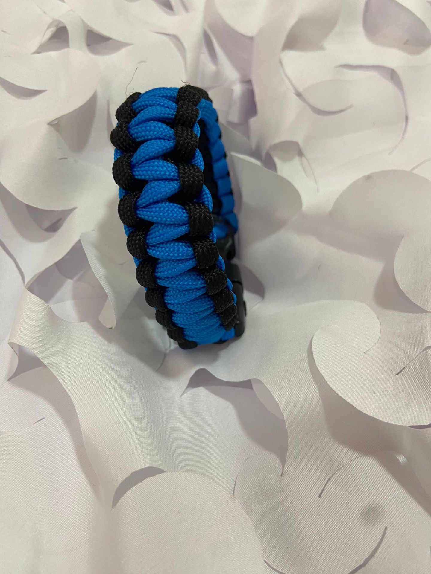 PARACORD BİLEKLİK MAVİ SİYAH