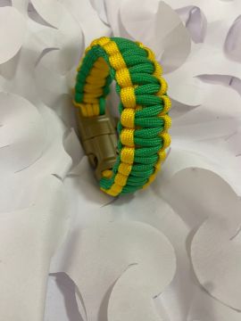 PARACORD BİLEKLİK SARI YEŞİL