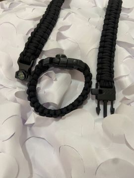 PARACORD BİLEKLİK SİYAH