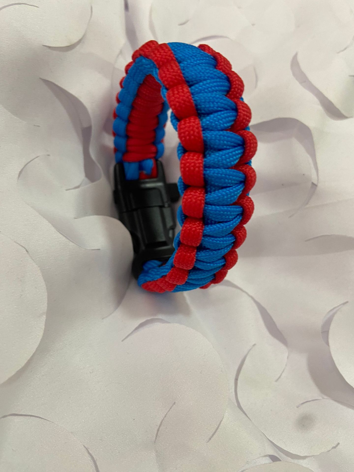 PARACORD BİLEKLİK KIRMIZI MAVİ