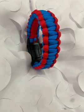 PARACORD BİLEKLİK KIRMIZI MAVİ