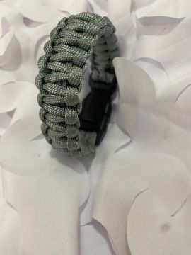 PARACORD BİLEKLİK GRİ