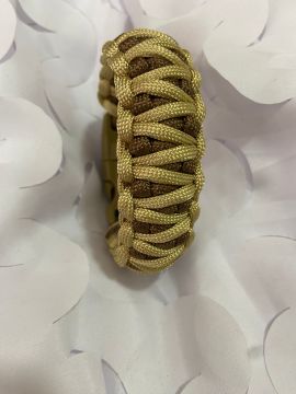 PARACORD BİLEKLİK ÇİFT KATMANLI BEJ KAHVE