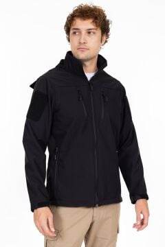 AKN 01 TAKTİK SOFTSHELL MONT SİYAH