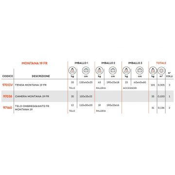 Ferrino Montana Afet Çadırı 19 M.5,1 X 3,85 FR